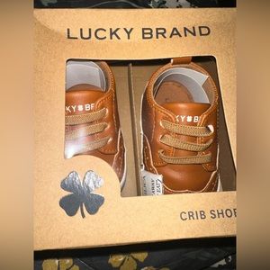 Lucky brand crib shoes size 1 0-3 months